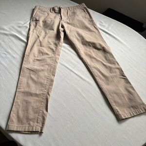 Gap Men’s Beige Skinny Khaki Pants 32/30 Lived-In Chino 100% Cotton